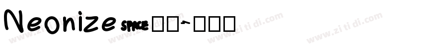 Neonize 常规字体转换